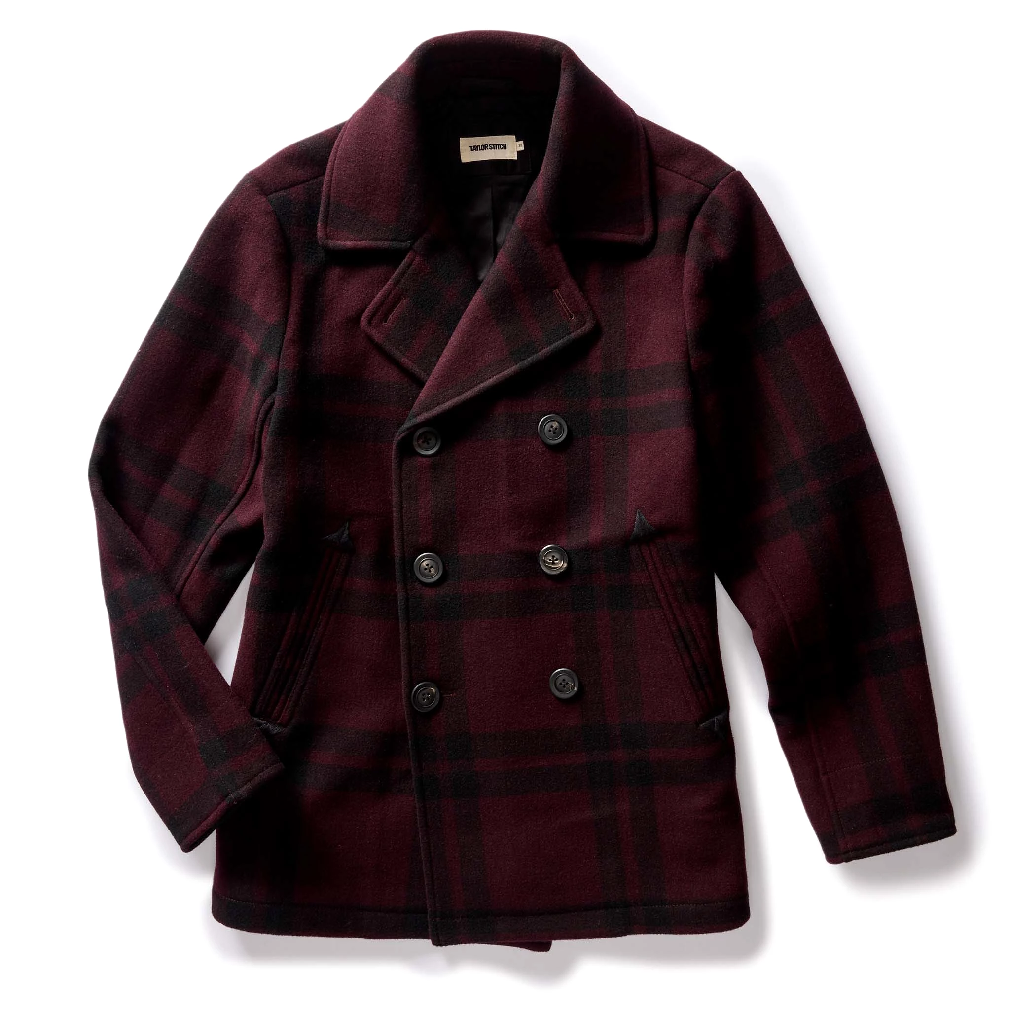 The Mariner Coat in Port Plaid Wool