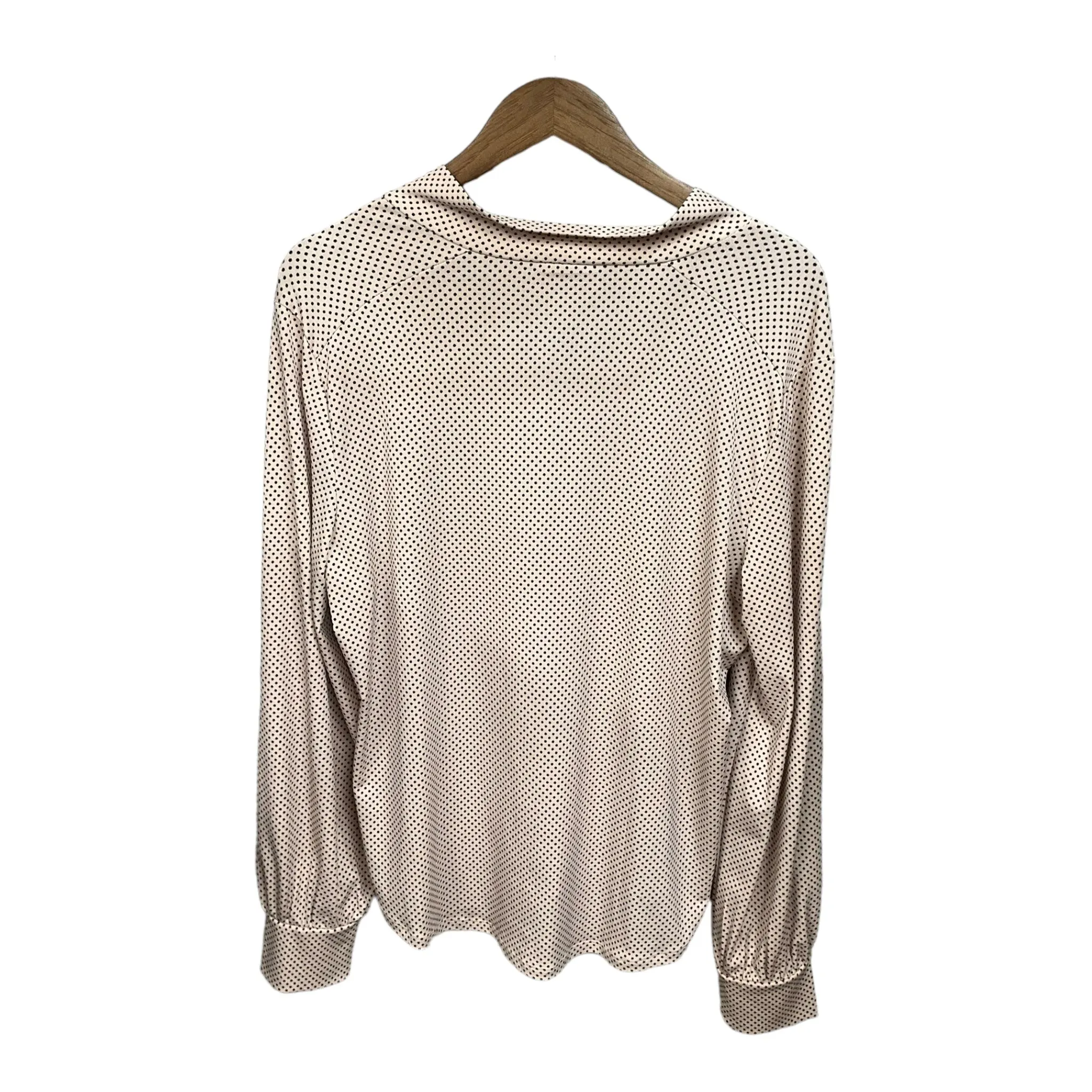 Top Long Sleeve By Adrianna Papell In Pink, Size: Xl