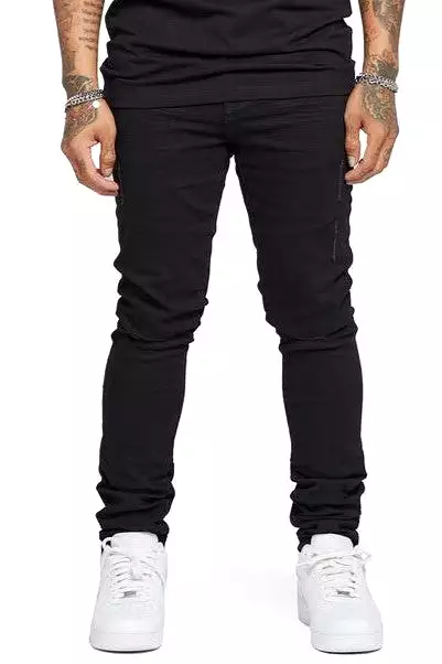 Valabasas MR.CLEAN 2.0 BLACK SKINNY JEAN (BLACK)