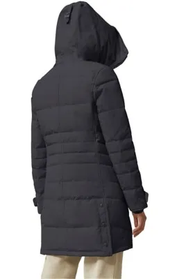 Women's Canada Goose Lorette Black Label Hooded Down Parka