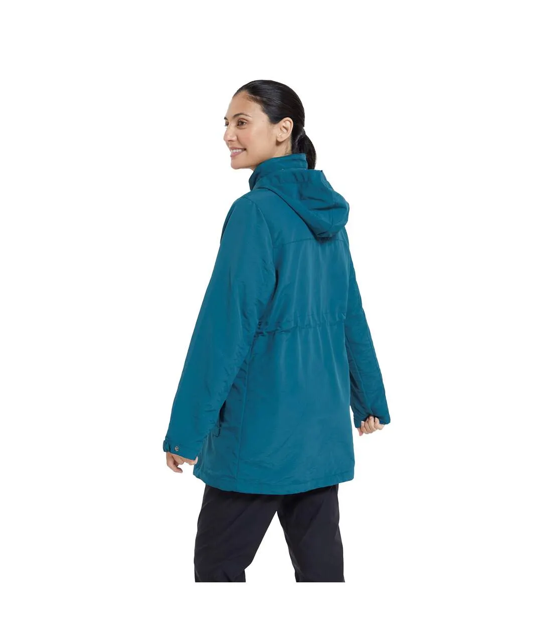 Womens/ladies skye short maternity jacket teal Mountain Warehouse