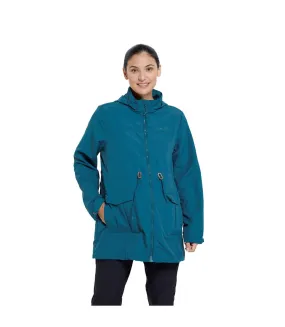 Womens/ladies skye short maternity jacket teal Mountain Warehouse